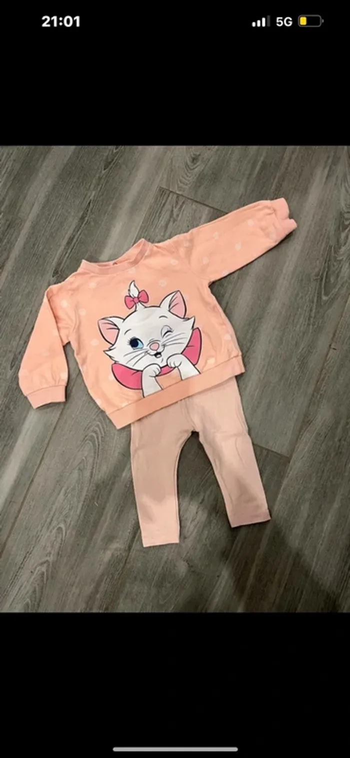 Ensemble legging + sweat Marie Kiabi 9 mois