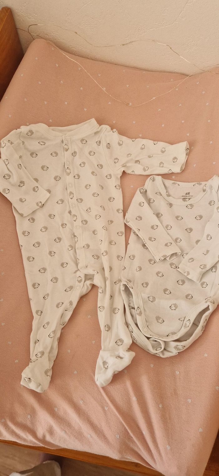 Ensemble pyjama body 1 mois
