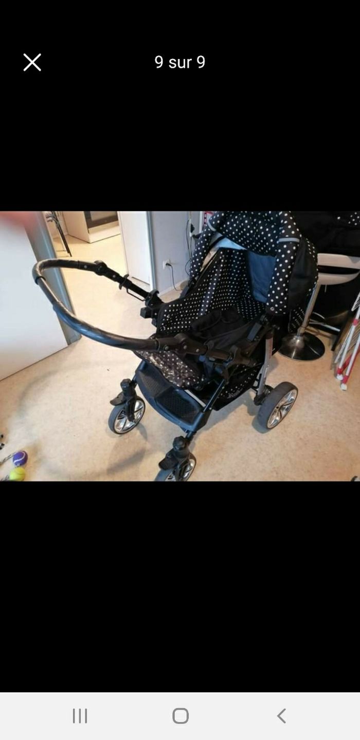 Poussette complète avec cosy landau sac à langer