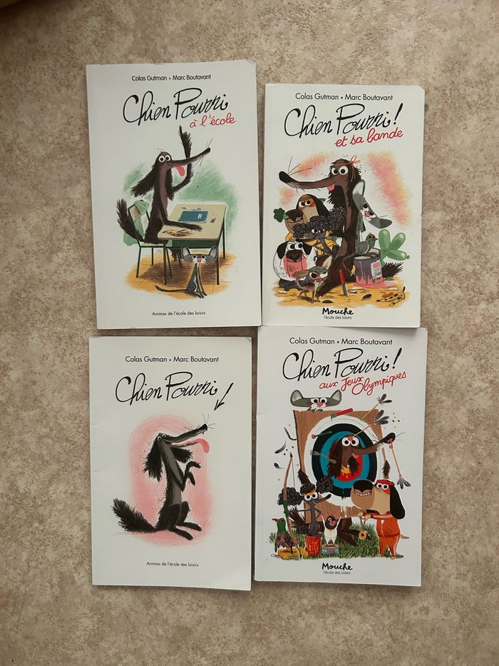 Lot de livre chien pourri
