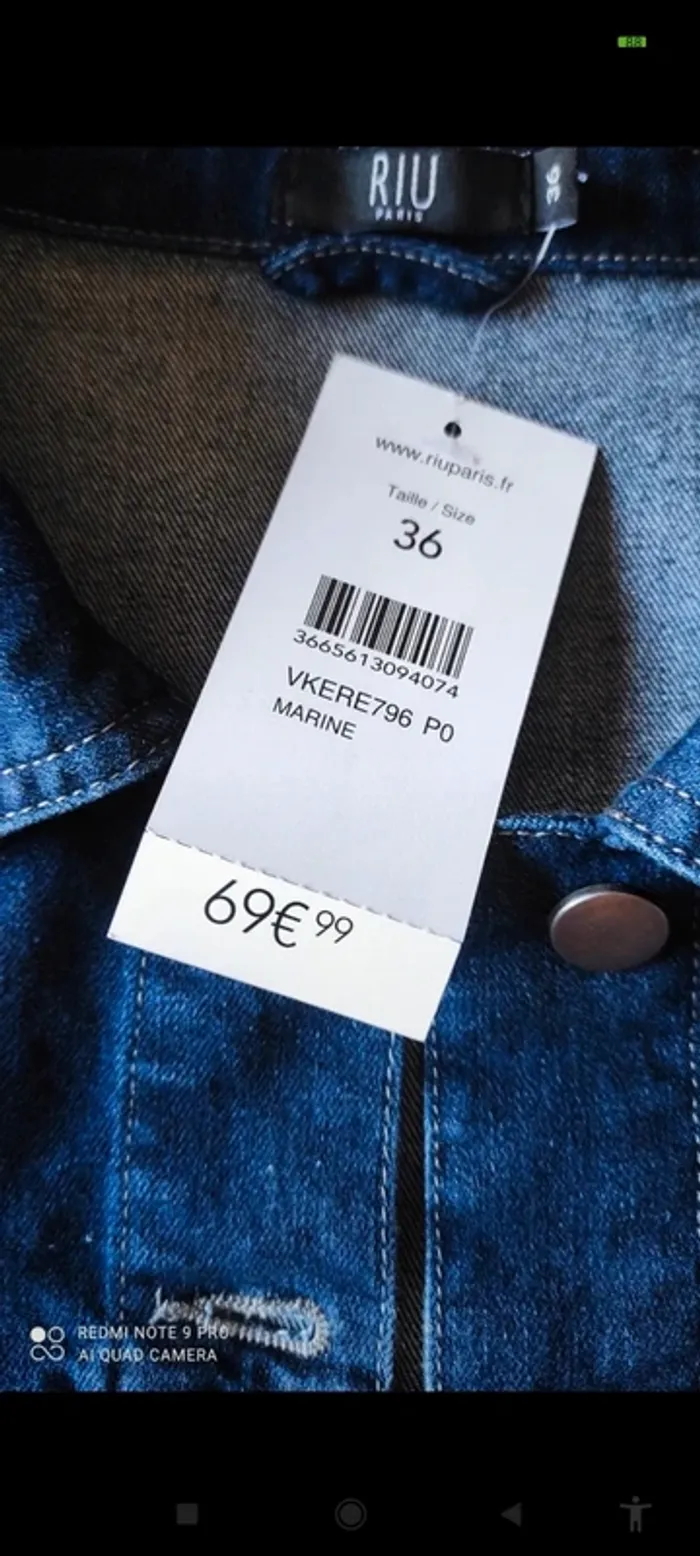 Magnifique veste en jean NEUVE - photo numéro 5