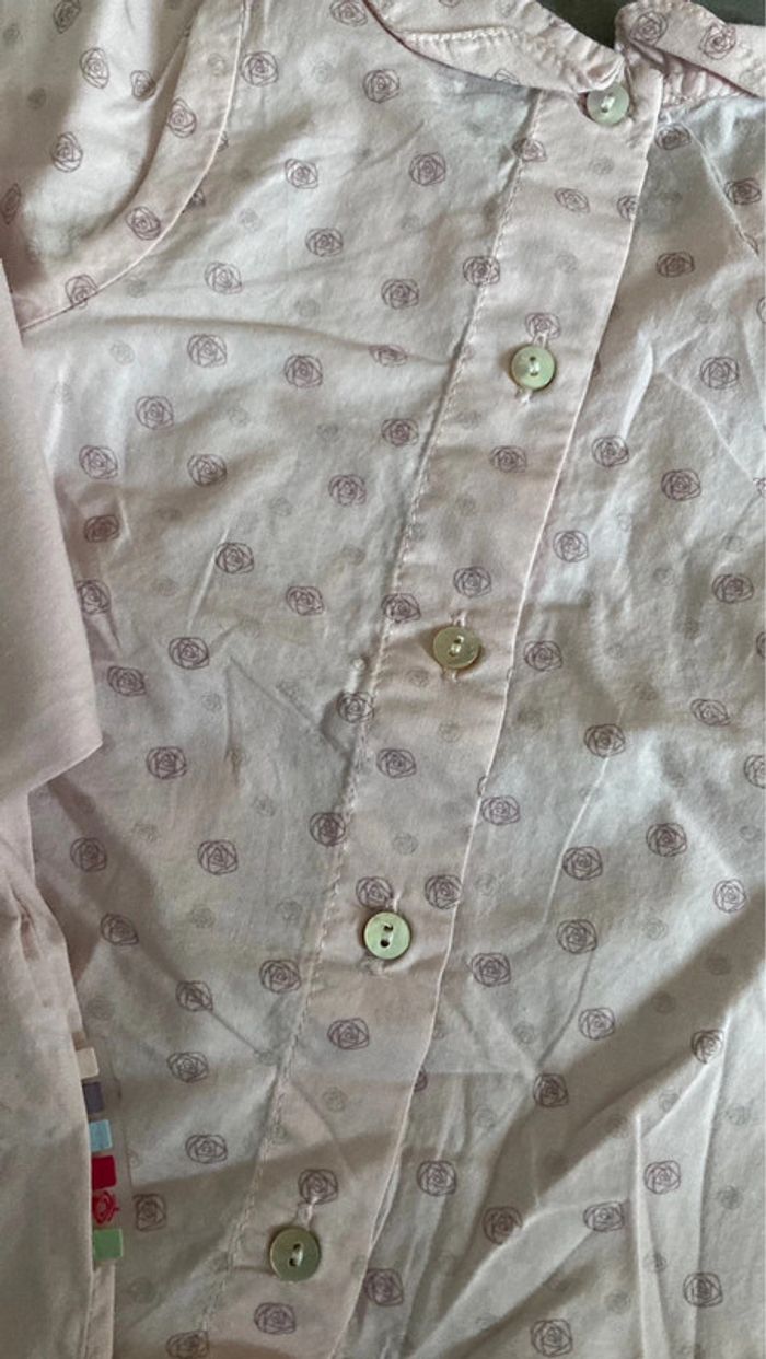 Lot ensemble chemise vêtement bébé fille 6 mois garde robe haut tunique - photo numéro 5