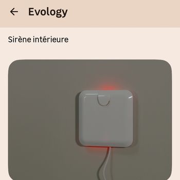 Sirène intérieur evology