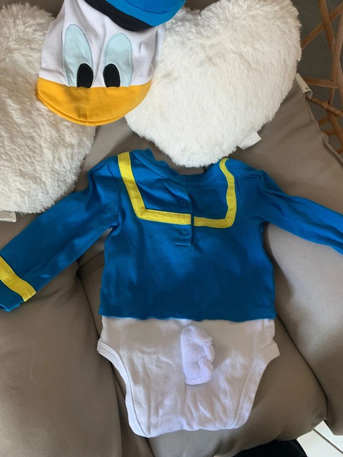 Ensemble bodie déguisement Donald 9-12 mois - photo numéro 4