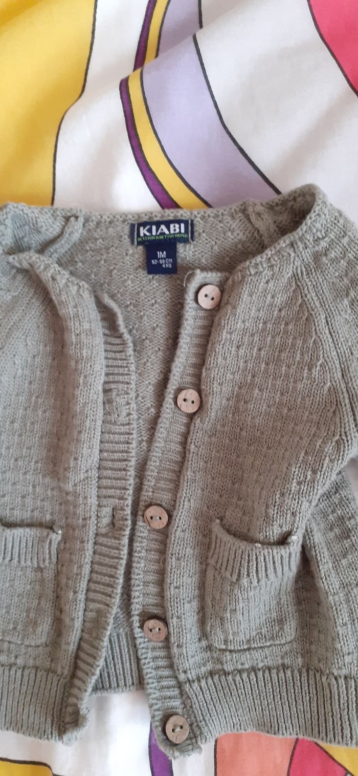 Gilet garçon 1 mois - photo numéro 2