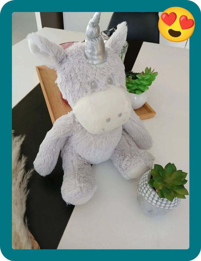 Péluche Licorne Atmosphèra🌿🎁 - photo numéro 3