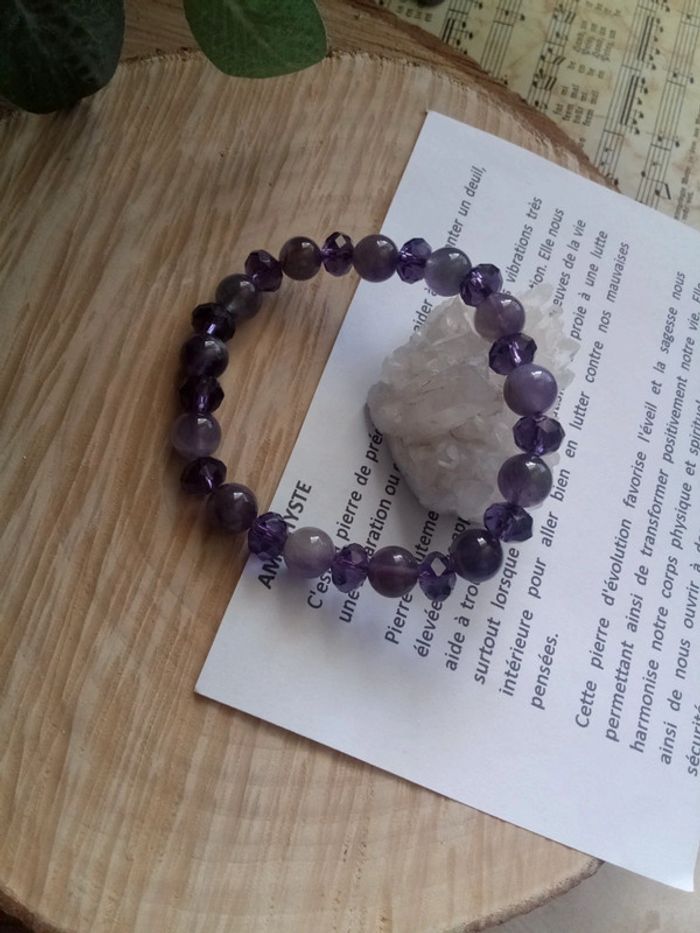 Bracelet en améthyste - photo numéro 4