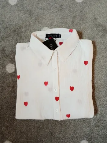 Graciela. Chemise/blouse en gaze de coton