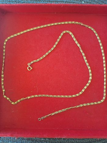 Chaine en or lamine 72 cm