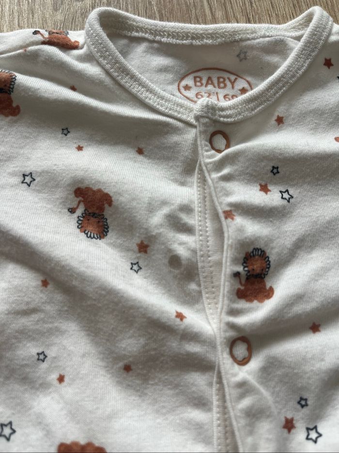 Lot de deux pyjama taille 3 mois - photo numéro 2