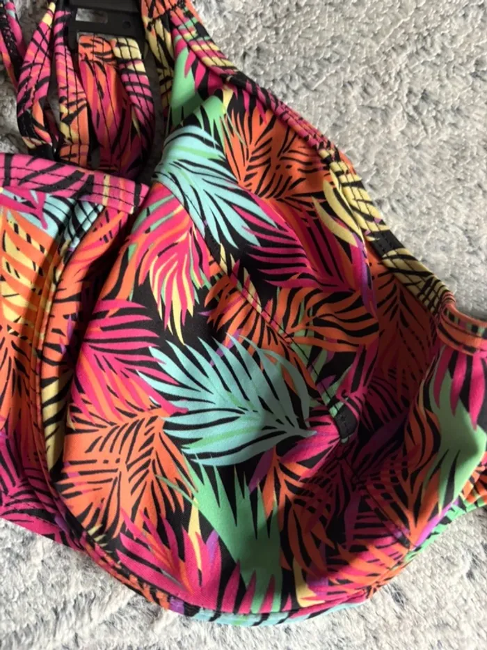 soutien gorge maillot de bain blanche porte taille 100 d - photo numéro 2