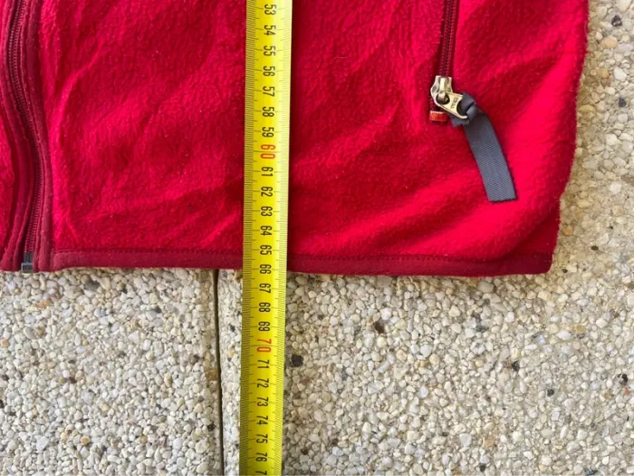 Veste polaire Patagonia Synchilla sans manche Full Zip logo brodé - Rouge - Taille L - photo numéro 9
