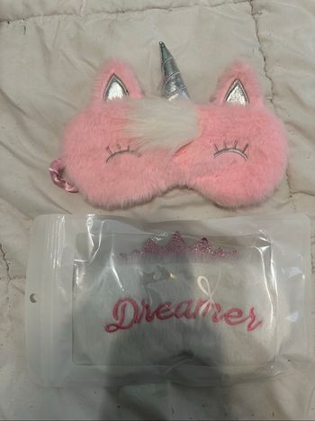 Lot de 2 masqgueq de nuit licorne princesse