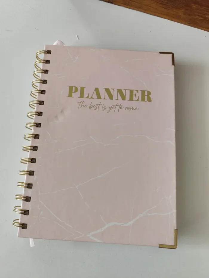 Carnet agenda planner sans date jamais servi