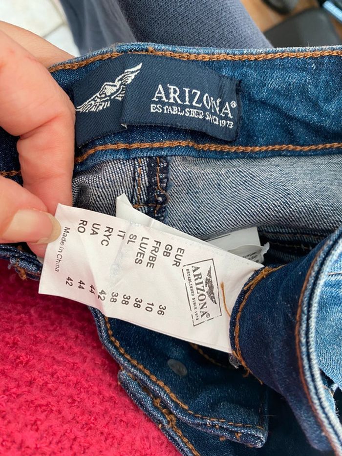 Jean slim boutonnière apparente Arizona 36 - photo numéro 7