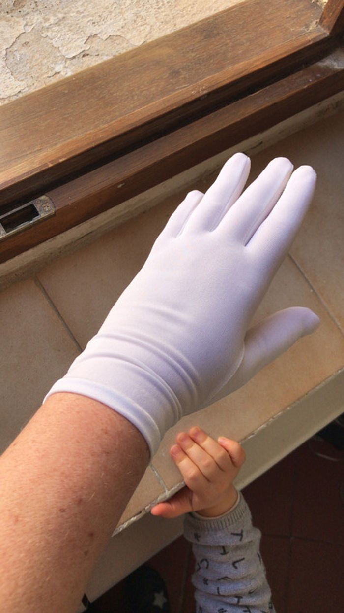 Gants mariée blanc mat - photo numéro 3
