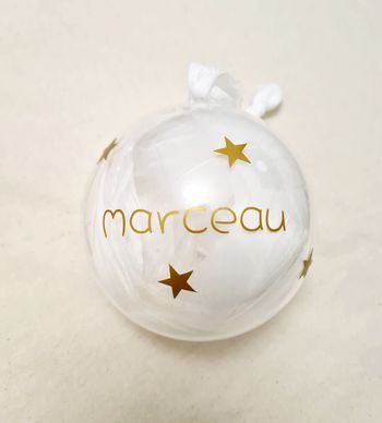 Boule de Noël personnalisée
