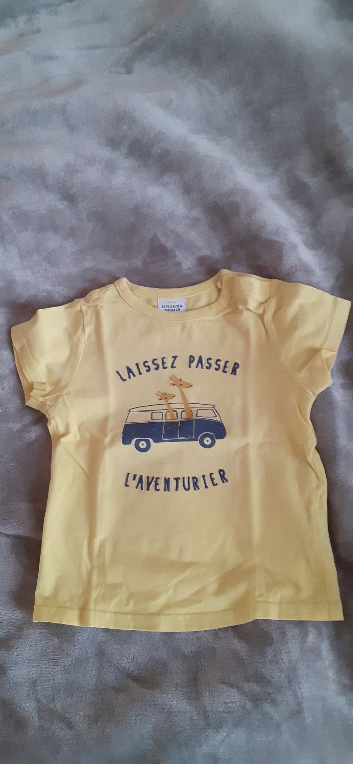 Tee-shirt bébé garçon 2 ans