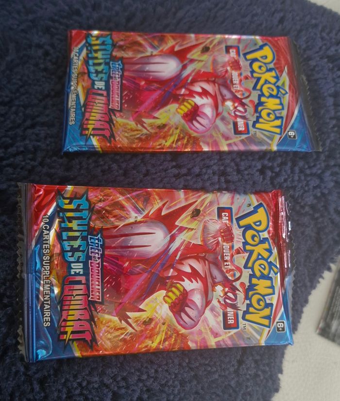 2 boosters pokemon style de combat