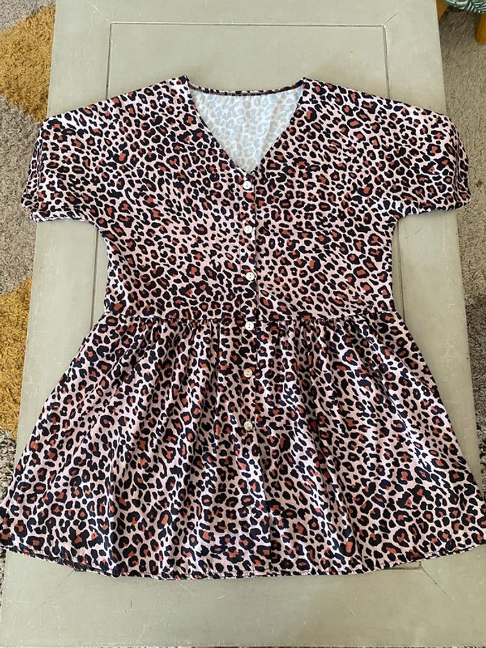 Robe d'été léopard style baby doll taille M - photo numéro 9