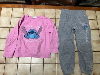 Ensemble stitch (jogging avec sweat) 5 ans fille