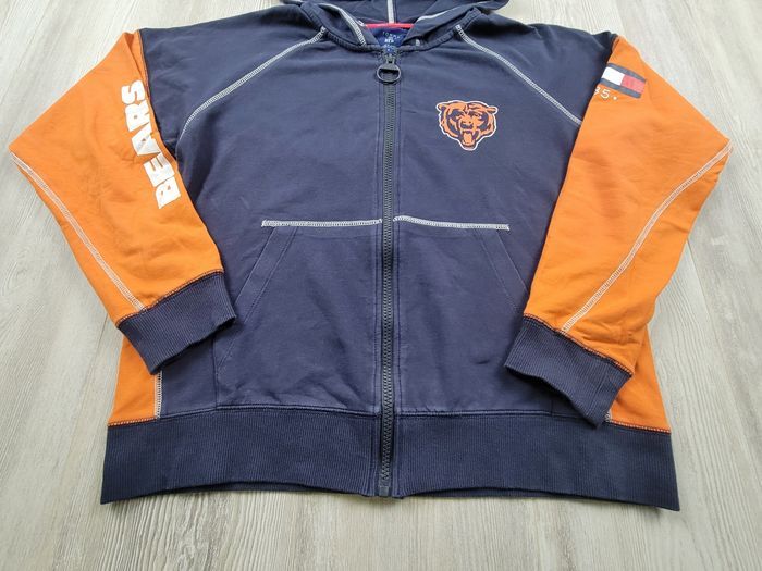Sweat à capuche Tommy Hilfiger x NFL Chicago Bears – Taille S – Full zip - photo numéro 4