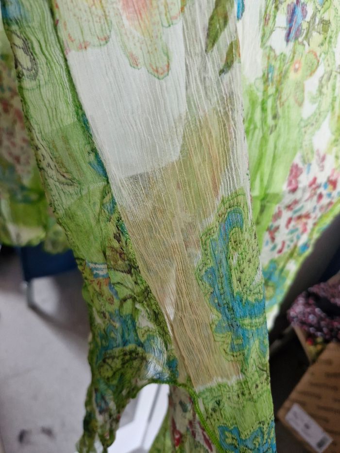 Sublime robe longue cintrée voile et broderie - photo numéro 8