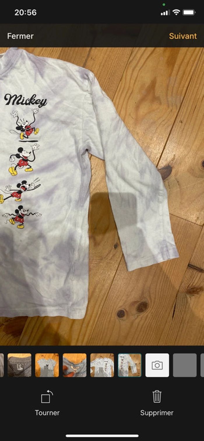 T-shirt manches Zara Disney - photo numéro 2
