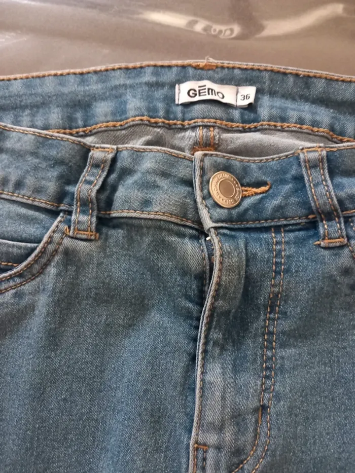 Jean élastique Gemo taille 36 - photo numéro 3