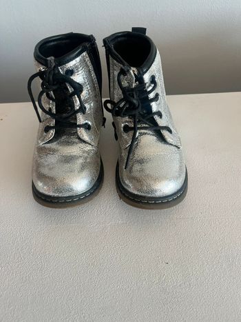 Metallic boots