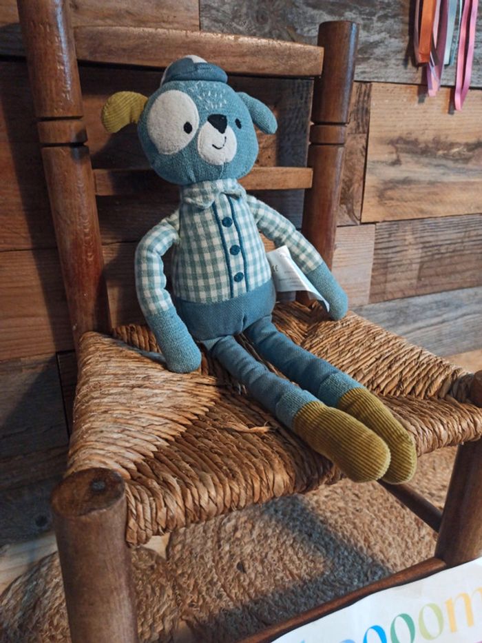 peluche ours Gustave Cades Amadeus be - photo numéro 2