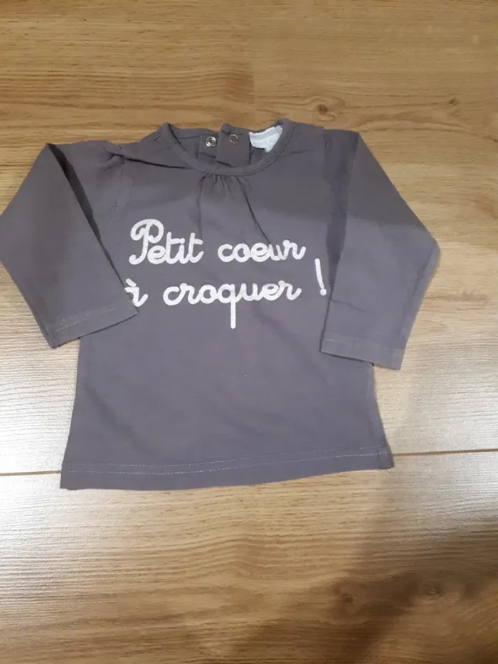 Tee shirt manches longues 6 mois
