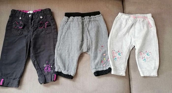 Lot pantalon 12 mois