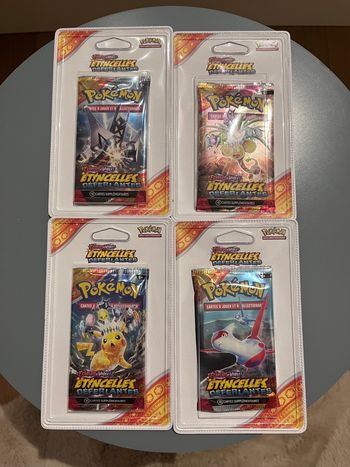 Artset Boosters Pokémon Étincelles Déferlantes EV 8