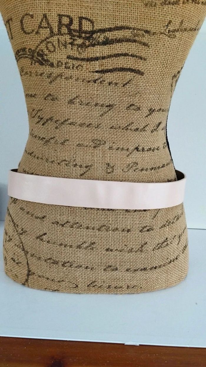 Ceinture rose boucles argenté 90 cm - photo numéro 7