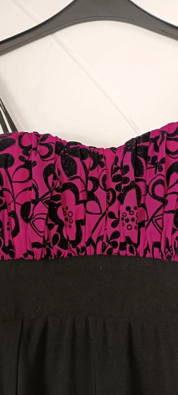 Robe noir et fuschia - photo numéro 2
