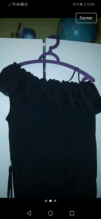 Robe longue asymétrique