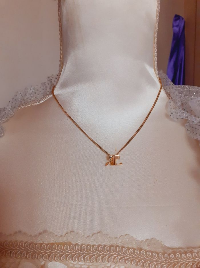 Colier plaqué or vintage - photo numéro 5