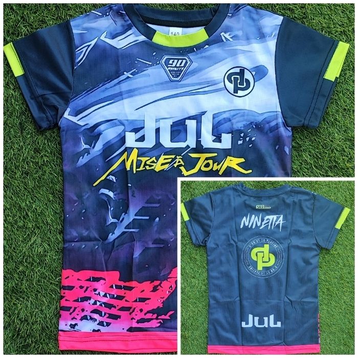 T-shirt maillot de foot JUL d'Or et de Platine neuf sous blister jamais porté taille 140cm 10 ans