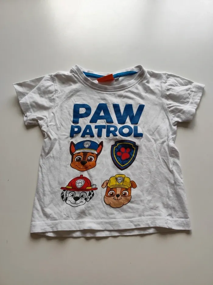 T-shirt pat patrouille 2 ans