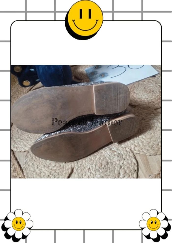 Bottines paillettes argentées Zara 36 - photo numéro 7