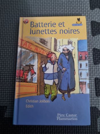 Roman enfant Batterie et lunettes noires dès 8ans