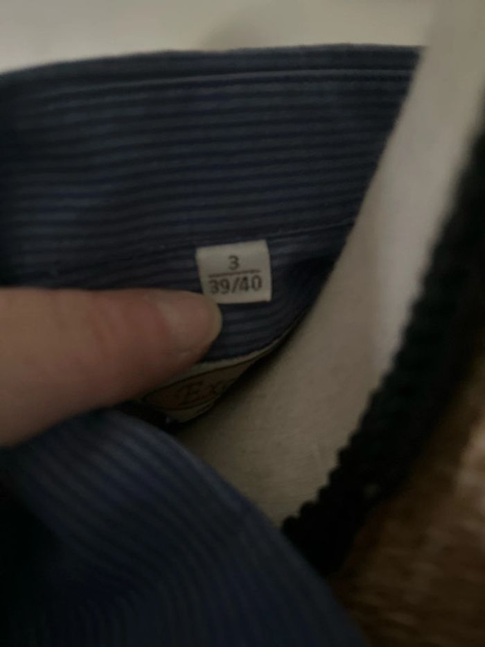 Chemise à rayure excellence 39/40 - photo numéro 3