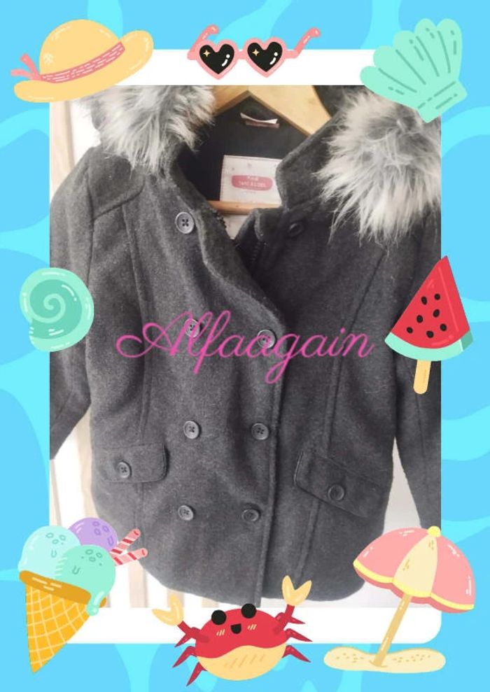 Manteau tao neuf gris 3ans - photo numéro 4