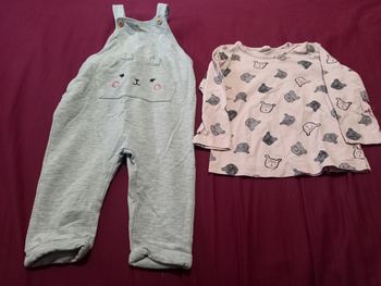 Salopette et son haut