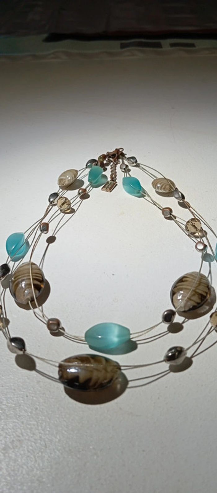 Collier perles en verre - photo numéro 2