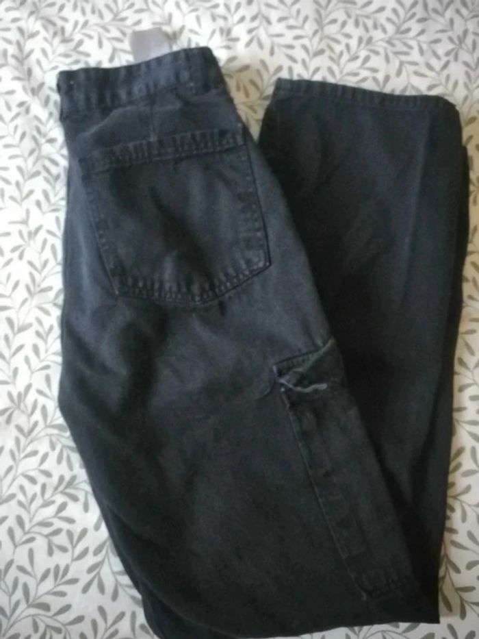 Pantalon cargo noir STR – Taille 38/40 (USA 31)