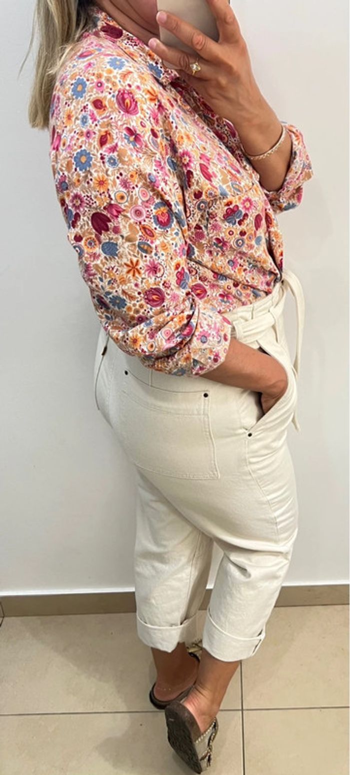 🌺 Chemise à fleurs style vintage Taille 38/40 - photo numéro 8