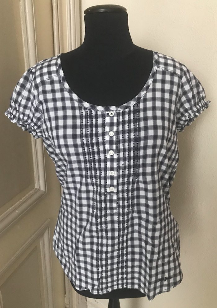 BLOUSE "PEPE JEANS" A CARREAUX - TAILLE : M
