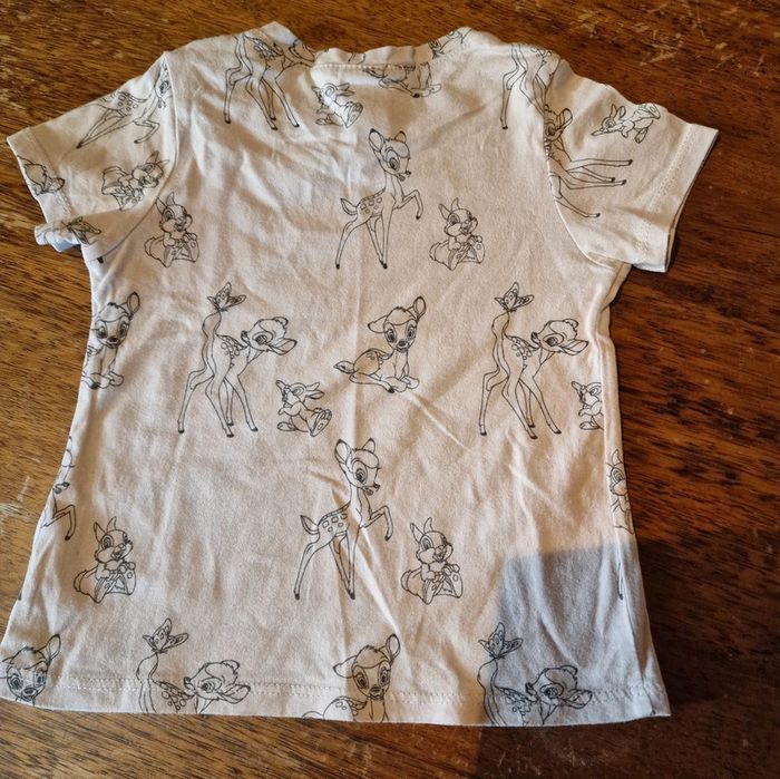 T shirt Bambi fille taille 80 cm_ H&M - photo numéro 2
